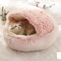 2-in-1 Pet Plush Bed